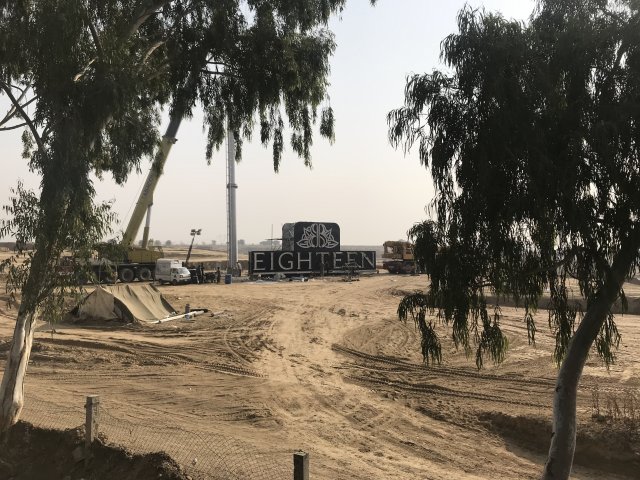 Highest Dual Billboard on Unipole Installed at Eighteen Islamabad